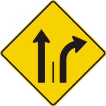 Signal avancé de direction des voies