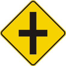 Intersection en croix