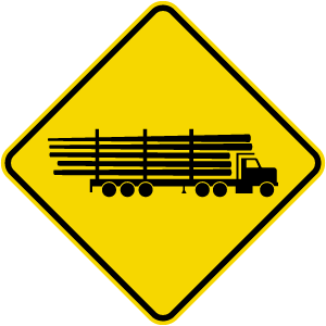 Passage pour camions de bois en longueur