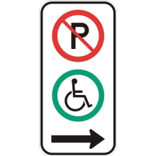 Stationnement réglementé, handicapés