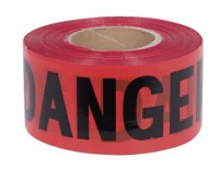 Ruban de danger rouge 3’’ x 200 pieds