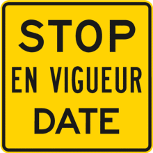 Nouvelle signalisation