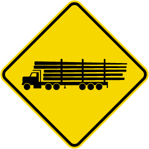 Passage pour camions de bois en longueur