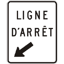 ligne d'arrêt