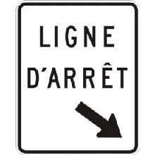 ligne d'arrêt