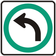 Obligation de tourner à gauche