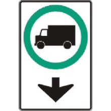 Obligation pour les camions de circuler dans une voie