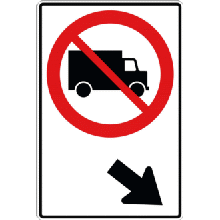 Accès interdit aux véhicules dans une voie