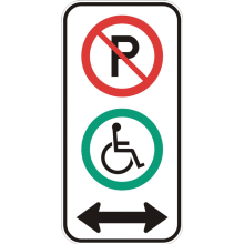 Stationnement réglementé, handicapés