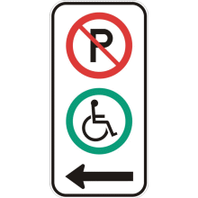 Stationnement réglementé, handicapés