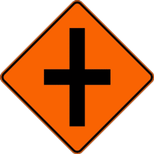 Intersection en croix