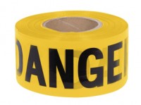 Ruban de danger jaune 3’’ x 1000 pieds 